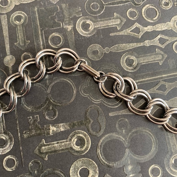 Estate Blue Purple Glass Beaded Medallion Necklace Jewelry Moroccan Boho Hippie - Picture 6 of 10